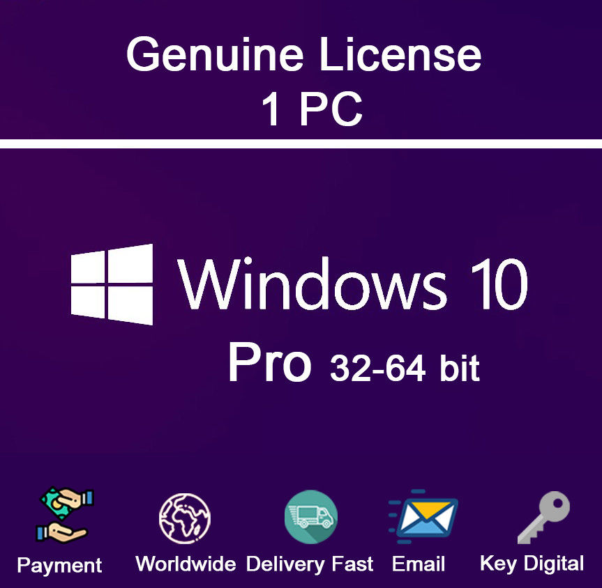 genine product key for windows 10 pro